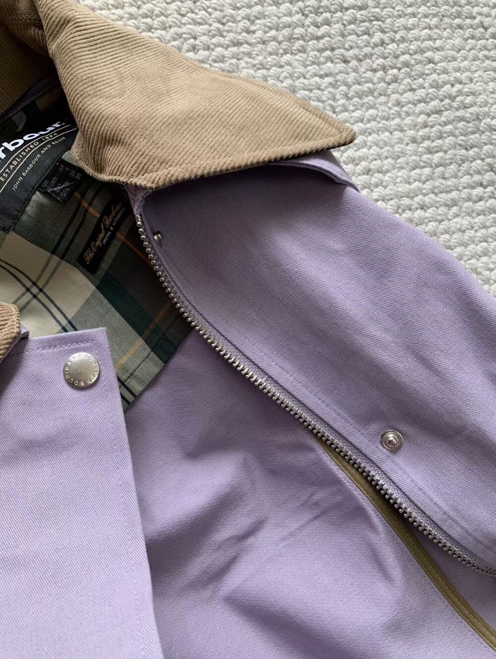 Barbour Cropped Beadnell Casual Jacket - Picture 7 of 8